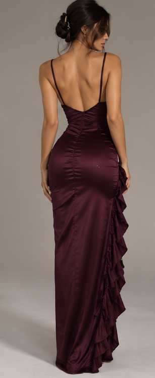 The Amara Wine Dress