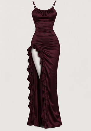The Amara Wine Dress
